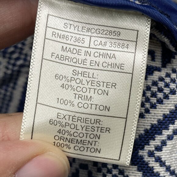 Cupcakes and Cashmere Womens Open Cardigan Jacket M Blue Tasseled Long Sleeve - Picture 3 of 6